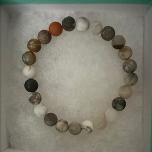 Chic Earth Tone Beaded Bracelet